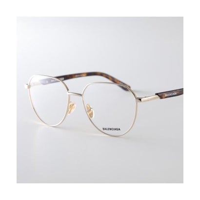 バレンシアガ BALENCIAGA BALENCIAGA 眼鏡 BB0249O ラウンド型 ジャケット冠パント型 （002/GOLD-HAVANA-TRANSPAR） サングラス-眼鏡・サングラス-バッグ・小物・ブランド雑貨