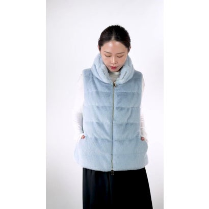 ヘルノ HERNO Vest （Blue/Navy）