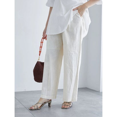 テチチ Te chichi レーヨンリネンワイドパンツ《2025summer catalog item》 （オフホワイト）