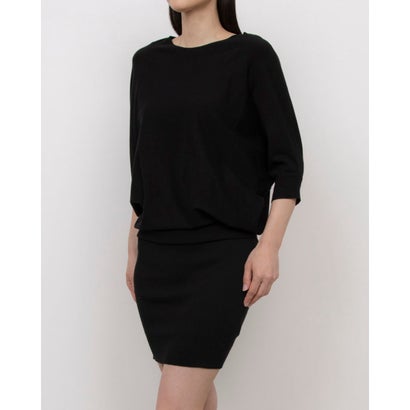 位相角 八つ Phase Eight Becca Batwing Knitted Dress （Black）