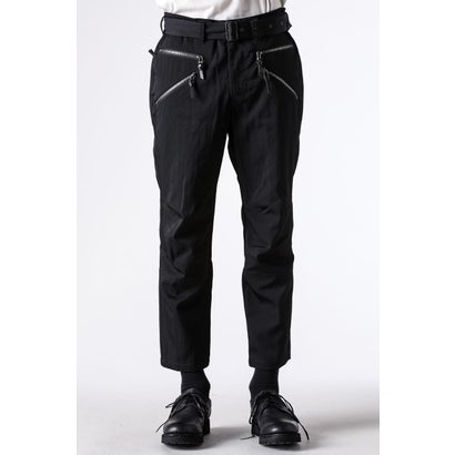 ザ ヴィリディアン The Viridi-anne Nylon/Wool Twill Slim Cropped Pants （BLACK）