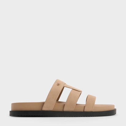 Joan ジョアン レザースライドサンダル （Beige）