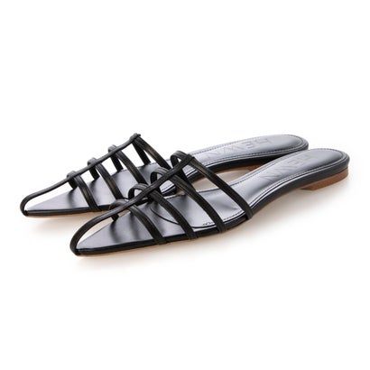 エンライトメント ENLIGHTENMENT POINTED STRAP MULES （ブラック）