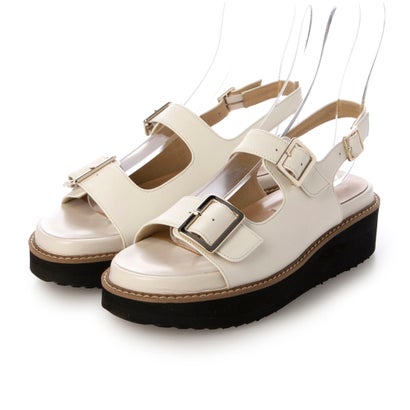 バークレー BARCLAY 【本革 / 日本製】 厚底軽量ソール 甲ダブルストラップ バックバンドサンダル （IV）