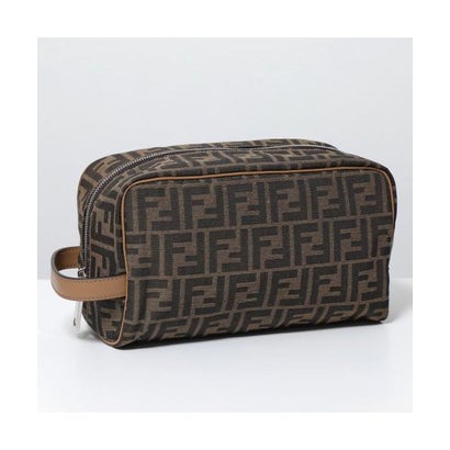 フェンディ FENDI FENDI クラッチバッグ 7N0141 ALWK ポーチ FF柄 （F1HRM/TAB.MR/ブラウン）