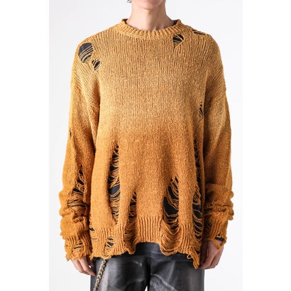カミヤ KAMIYA Sun-Faded Sweater （Orange）