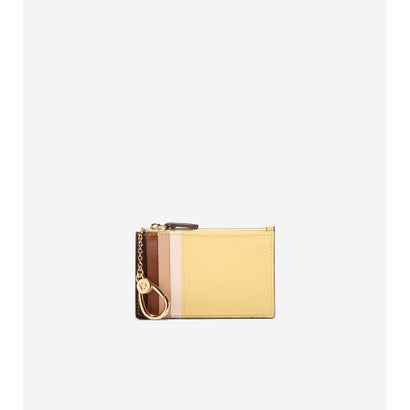 コール ハーン COLE HAAN カード ケース W/ ジップ womens （ペールバナナコンボ）