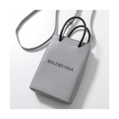 バレンシアガ BALENCIAGA BALENCIAGA フォンケース SHOPPING PHONE HOLD 757773 0AI2N （1160/GREY/グレー）