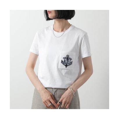 マックスマーラ Max Mara MAX MARA 半袖 プルオーバー ACACIA アカシア 綿織物 （007/白いこと）