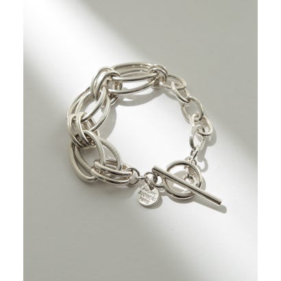 フィリップ オーディベール PHILIPPE AUDIBERT ミックスチェーン切替ブレスレット bracelet Rony laiton BRS5050 （シルバー）
