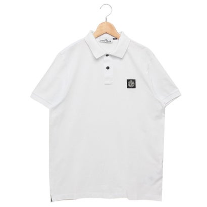 ストーンアイランド STONE ISLAND Tシャツ カットソー Compassパッチ ポロシャツ ホワイト メンズ STONE ISLAND K1S15 22002SC S0017 V1001 （WHITE）