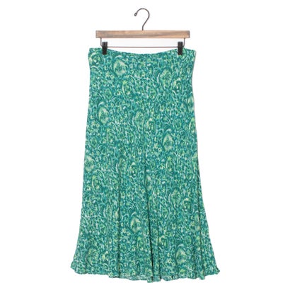 ウィッスルズ WHISTLES Clouded Floral Bias Cut Skirt (Green/Multi)|LOCOMALL(ロコンド公式ストア)