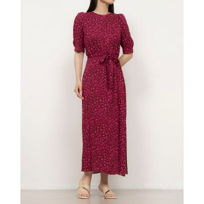 ウィッスルズ WHISTLES Lava Spot Cut Out Midi Dress (Pink/Multi)|LOCOMALL(ロコンド公式ストア)