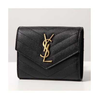 サンローラン SAINT LAURENT SAINT LAURENT 財布 403943 BOW02 BOW01 カサンドラロゴ (BOW01/1000/NERO-ブラック)|LOCOMALL(ロコンド公式ストア)