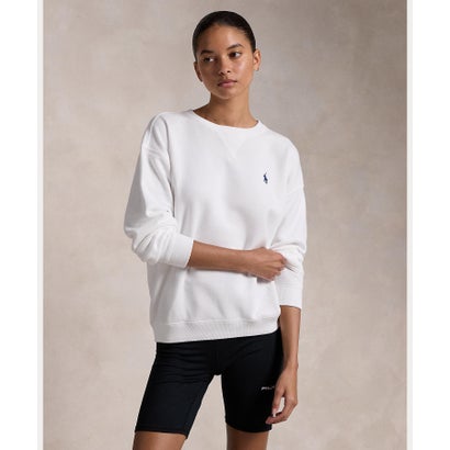 ポロ ラルフ 置き目レン POLO RALPH LAUREN フリース 労働者の一団のど首 ティーシャツ （100白いこと）