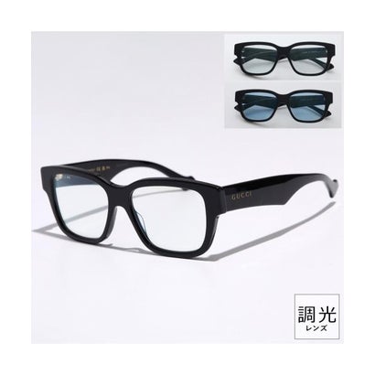 グッチ GUCCI GUCCI サングラス GG1428S ウェリントン型 調光レンズ (001/ブラック)|LOCOMALL(ロコンド公式ストア)