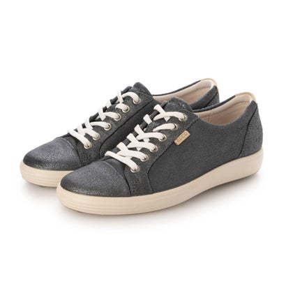 エコー ECCO SOFT 7 W レザースニーカー 430003 （シルバー）