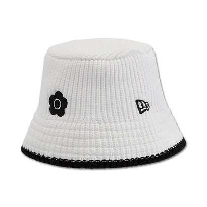 マリークヮント✕NEW ERA(R) BIGデイジー キャップホワイト×ブラック マリークワント MARY QUANT NEW ERA(R) × MARY QUANT BIG