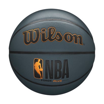 ウィルソン Wilson ウイルソン Wilson バスケット NBA FORGE PLUS バスケットボール ダークグレー 7 号 8101XB07 （ダークグレー）