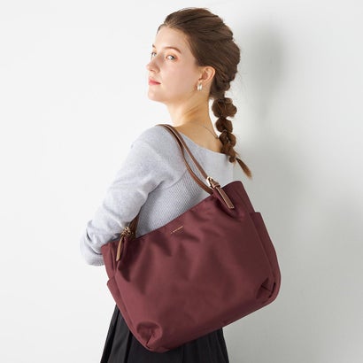 ラ バガジェリー LA BAGAGERIE ポリエステルキャンバス A4トート （ワイン）