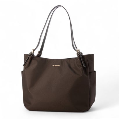 ラ バガジェリー LA BAGAGERIE ポリエステルキャンバス A4トート （ブラウン）