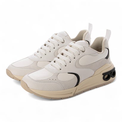 サルバトーレフェラガモ Salvatore Ferragamo ガンチーニ スピード競技引きあげる スニーカー （WHITE）