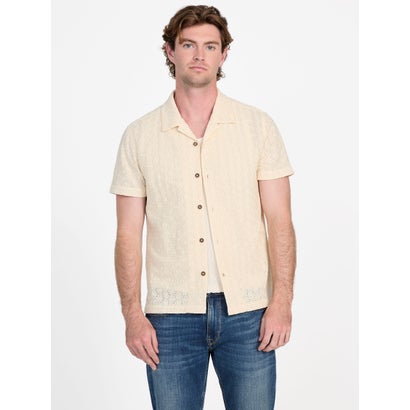 ゲス GUESS SS Wesley Crochet Resort Shirt （PWMU） 6,133円