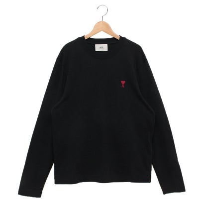 アミパリス Ami Paris Tシャツ カットソー ブラック メンズ レディース ユニセックス AMI PARIS BFUTS235724 001 （BLACK）