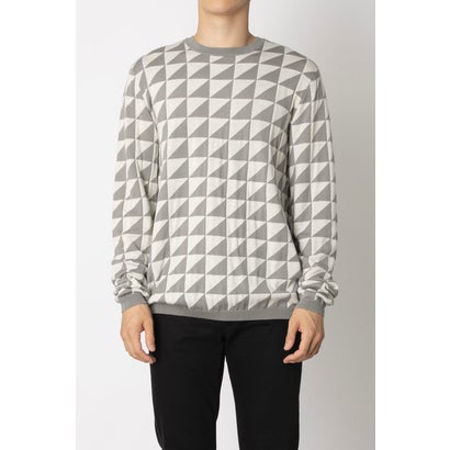 エン急性灰白髄炎 アルマーニ EMPORIO ARMANI Crew Neck Sweater （Gray）