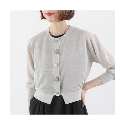 トラッゾドンナ TORRAZZO DONNA TORRAZZO DONNA カーディガン Bijou cardigan 6251-680 （12/L.GRAY）