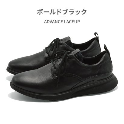ハッシュパピー Hush Puppies スニーカー メンズ HM02254 ハッシュパピー ADVANCE LACEUP 本革 レザー （ブラック）｜LOCOMALL（ロコンド公式ストア）
