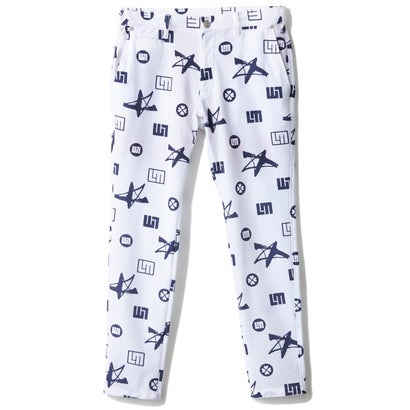 ラウドマウス LOUDMOUTH ストレッチサッカー柄ロングパンツ （WT）
