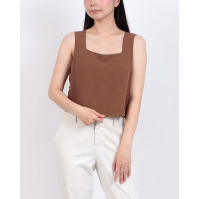 リナシメント RINASCIMENTO リネンサイドボタンTOPS （Moro Marrone）