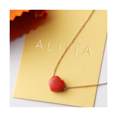 アリータ ALIITA ALIITA ネックレス MINI CORAZON LIPSTICK RED NECKLACE （J1000/YELLO-GOLD/ゴールド）