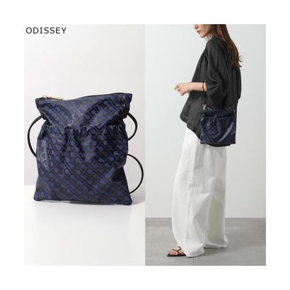 GHERARDINI ショルダーバッグSOFTY ソフティ CROSSBODY GH0231 （ODISSEY/ブラック×ブルー）