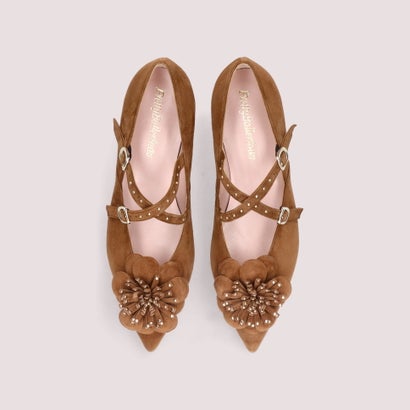 プリティ・バレリーナ Pretty Ballerinas ELLA micro studs flower / 内鰓 マイクロスタッズ 御花 ポインテッドシューズ （VILMIUS-VILMIUS）
