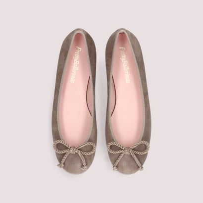 プリティ・バレリーナ Pretty Ballerinas ROSARIO suede / 数珠 スエードクロス バレーシューズ （TORTORA）