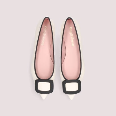 プリティ・バレリーナ Pretty Ballerinas ELLA matte buckle / 内鰓 専売特許 バックル ポインテッドシューズ （PERLA-PERLA）