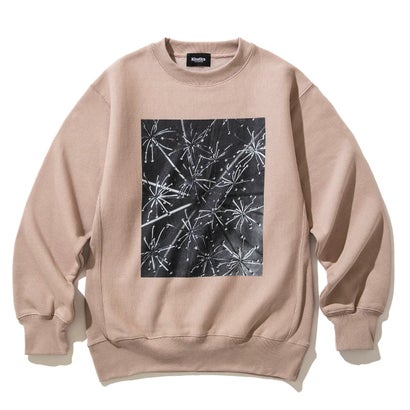 動力学 Kinetics 御花 トレーナー（FLOWER SWEATSHIRT） （PINK）