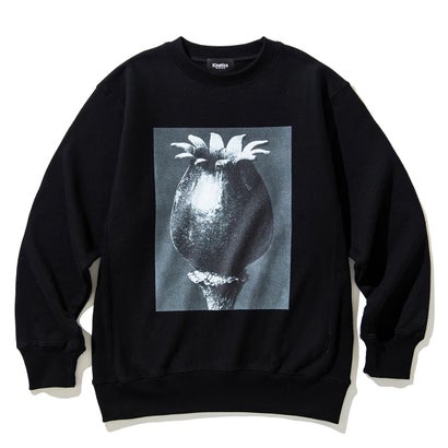 動力学 Kinetics 御花 トレーナー（FLOWER SWEATSHIRT） （BLACK）