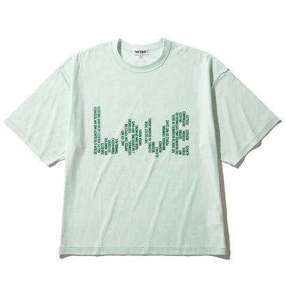 ミヤオ MIYAO 衣装刷り上げる プルオーバー（FLOCKY PRINT T-SHIRT） （Green）