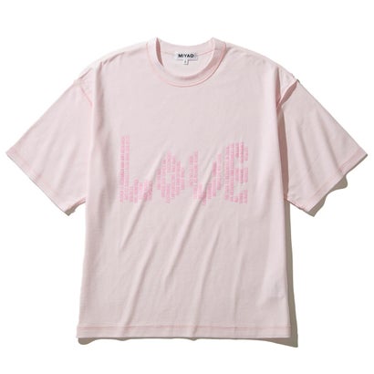 ミヤオ MIYAO 衣装刷り上げる プルオーバー（FLOCKY PRINT T-SHIRT） （Pink）