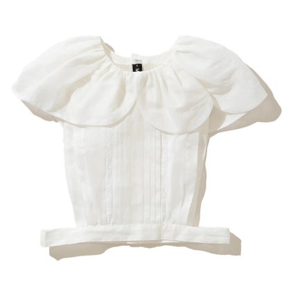 ミヤオ MIYAO トップ（BLOUSE） （White）