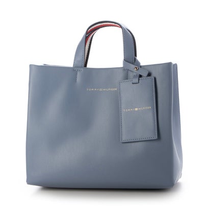 トミー ヒルフィガー TOMMY HILFIGER エスタブリッシュミディアムショッパーバッグ （ブルー）
