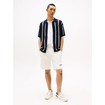 トミー ヒルフィガー TOMMY HILFIGER グラフィックスウェットショーツ (ホワイト)|LOCOMALL(ロコンド公式ストア)
