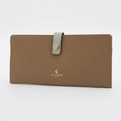 ペレボルサ PELLE BORSA 「レネットグッズ」スリムウォレット （キャメル） 11,550円