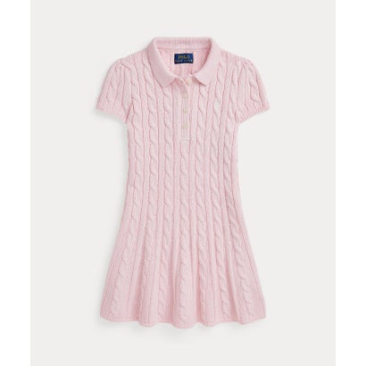 ポロ ラルフ 置き目レン POLO RALPH LAUREN (ガールズ 2才～6才)有線テレビ編み物 綿織物 Polo プルオーバー 御召しもの （650さくら色）