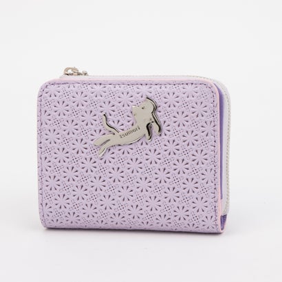 ツモリチサト キャリー tsumori chisato CARRY キラネコフラワー 2つ折り財布 （ラベンダー）