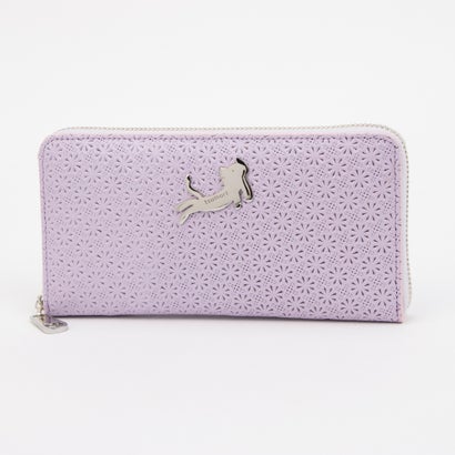ツモリチサト キャリー tsumori chisato CARRY キラネコフラワー ラウンドファスナー長財布 (ラベンダー)|LOCOMALL(ロコンド公式ストア)