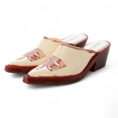 メリッサ melissa MELISSA TEXAS MULE AD （RED/BEIGE）